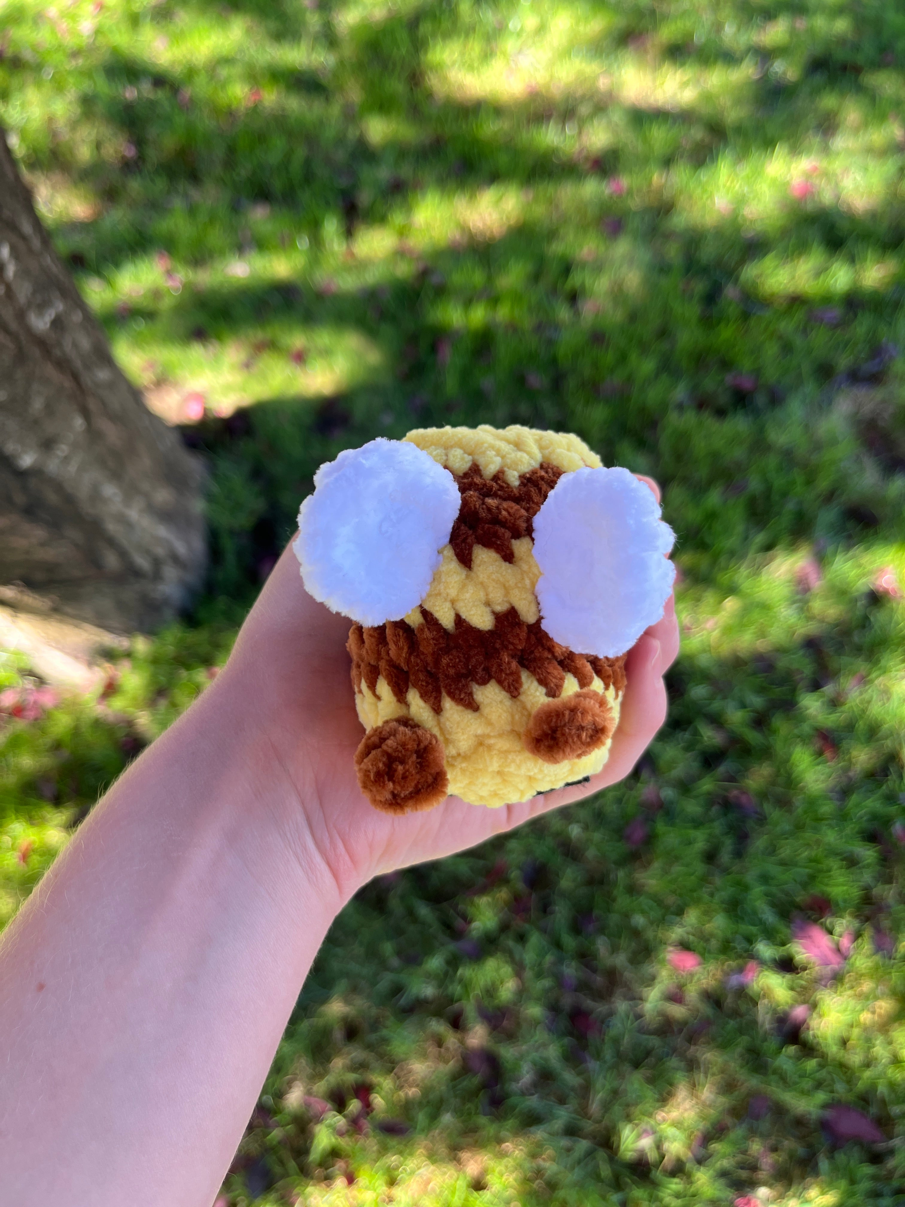 Minecraft Bee Crochet Plushie Stuffed Animal