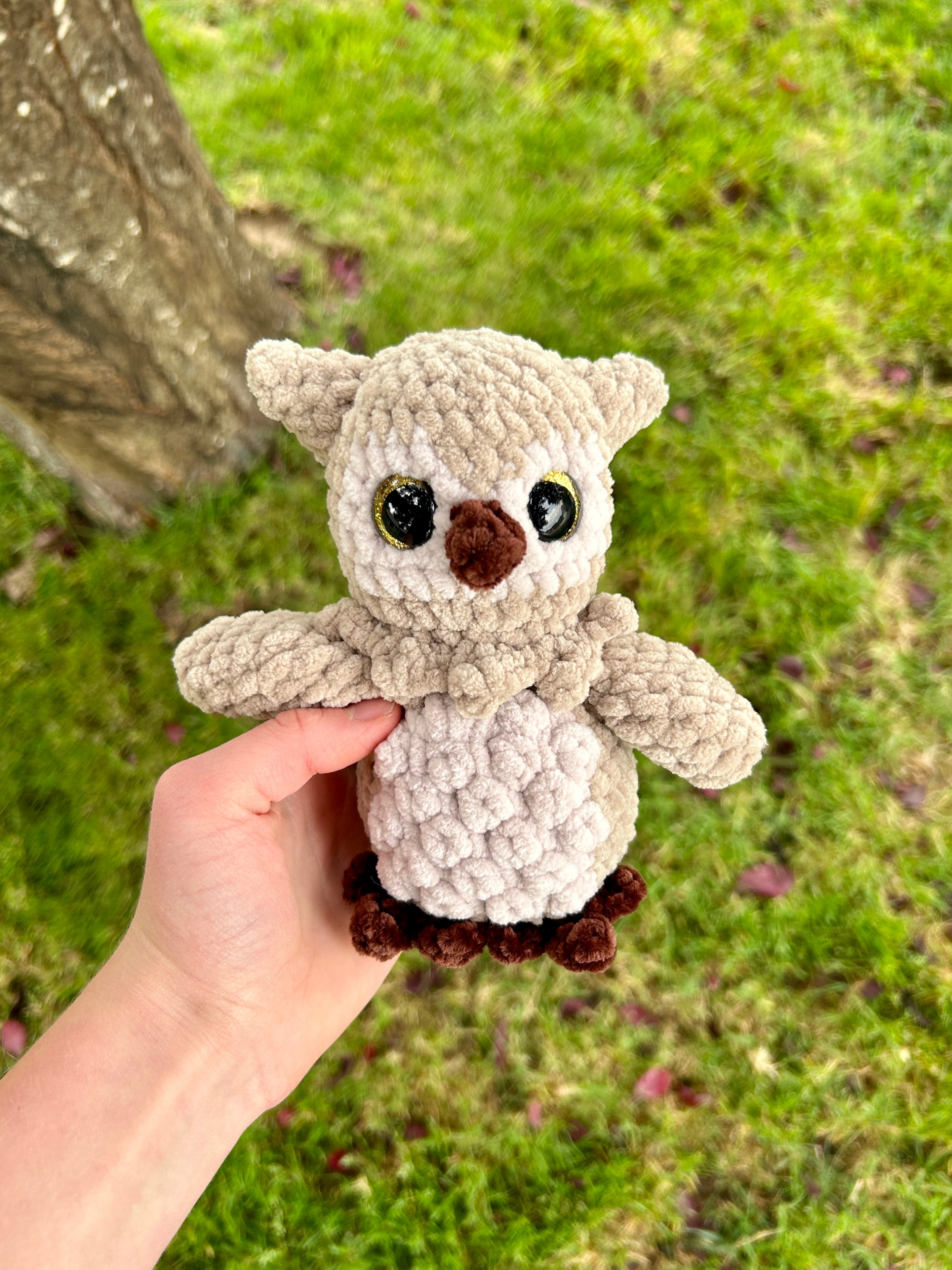 Low-Sew Owl Crochet Pattern