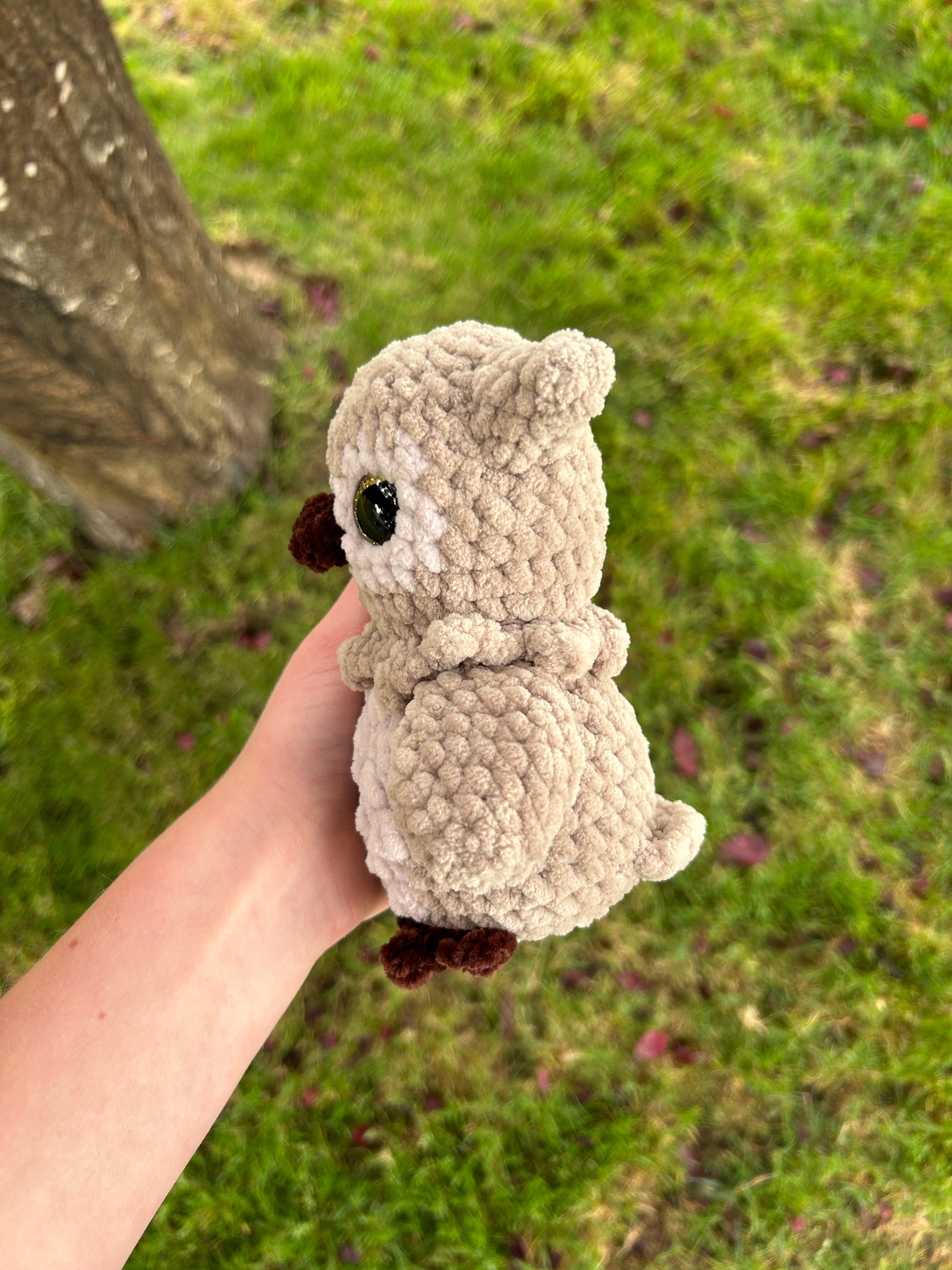 Low-Sew Owl Crochet Pattern