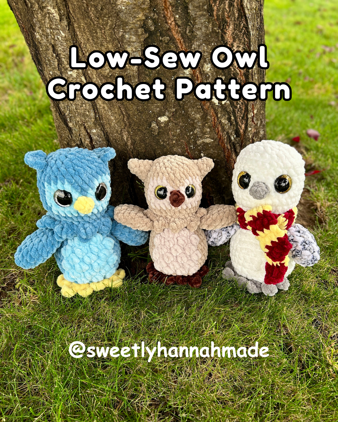 Low-Sew Owl Crochet Pattern