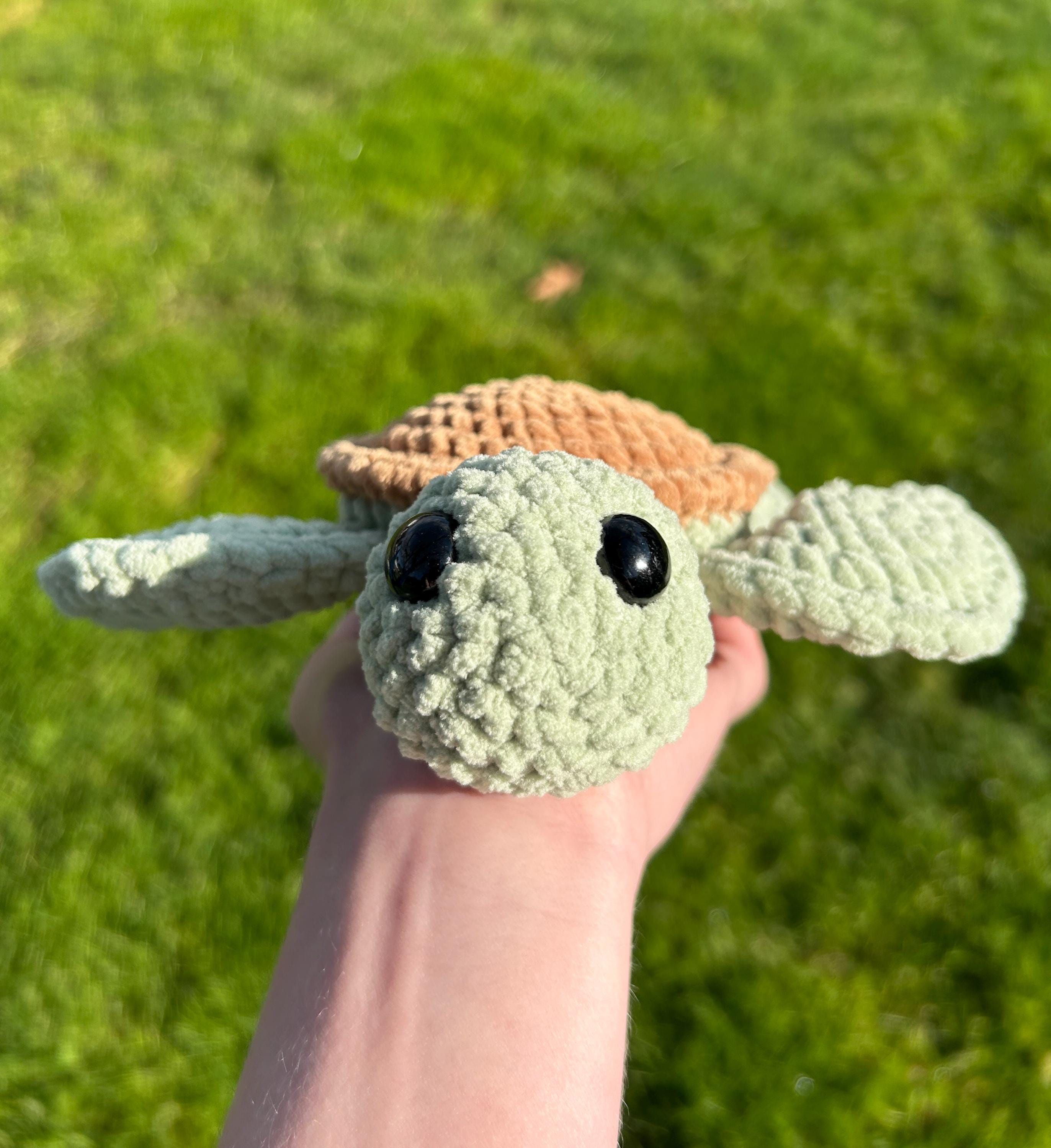 Crochet No-Sew Sea Turtle Pattern