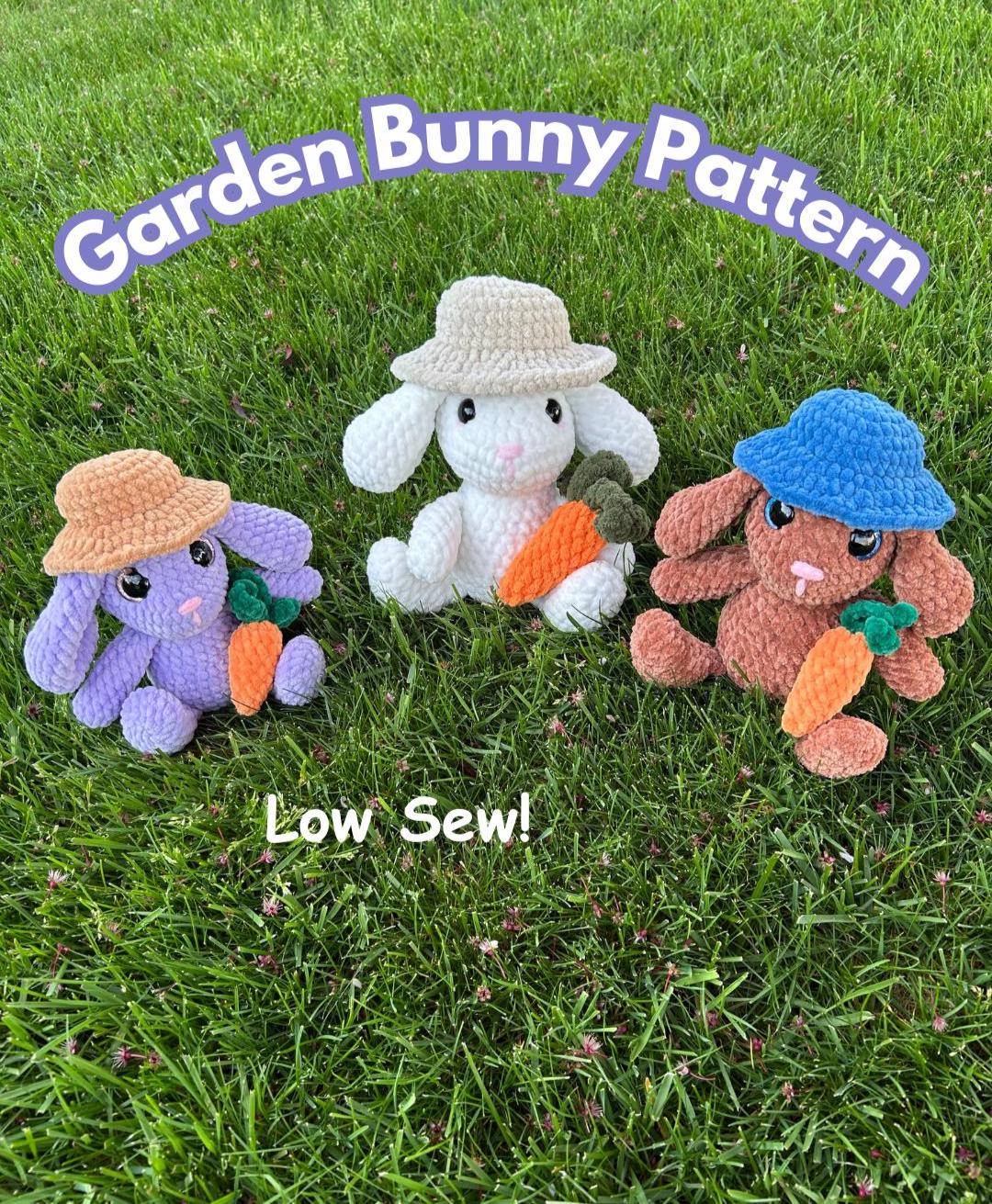 Low-Sew Garden Bunny Crochet Pattern