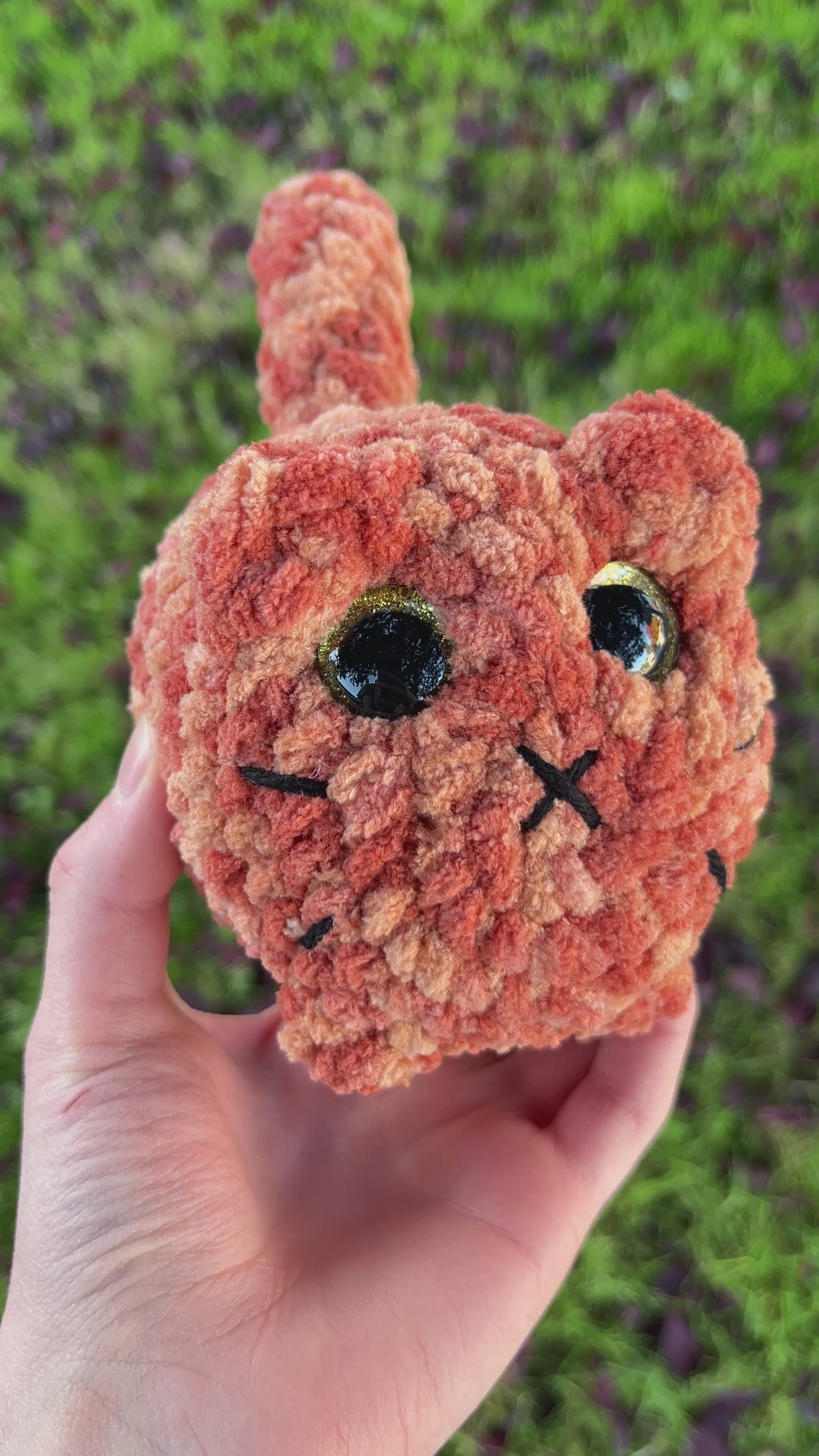 Baby Loaf Cat Crochet Plushie Stuffed Animal