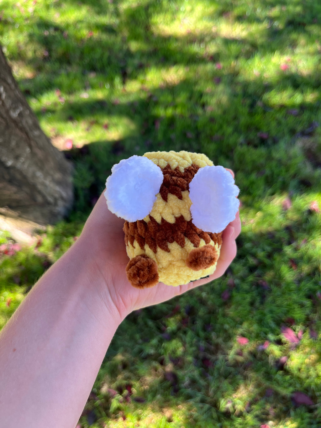 Minecraft Bee Crochet Plushie Stuffed Animal