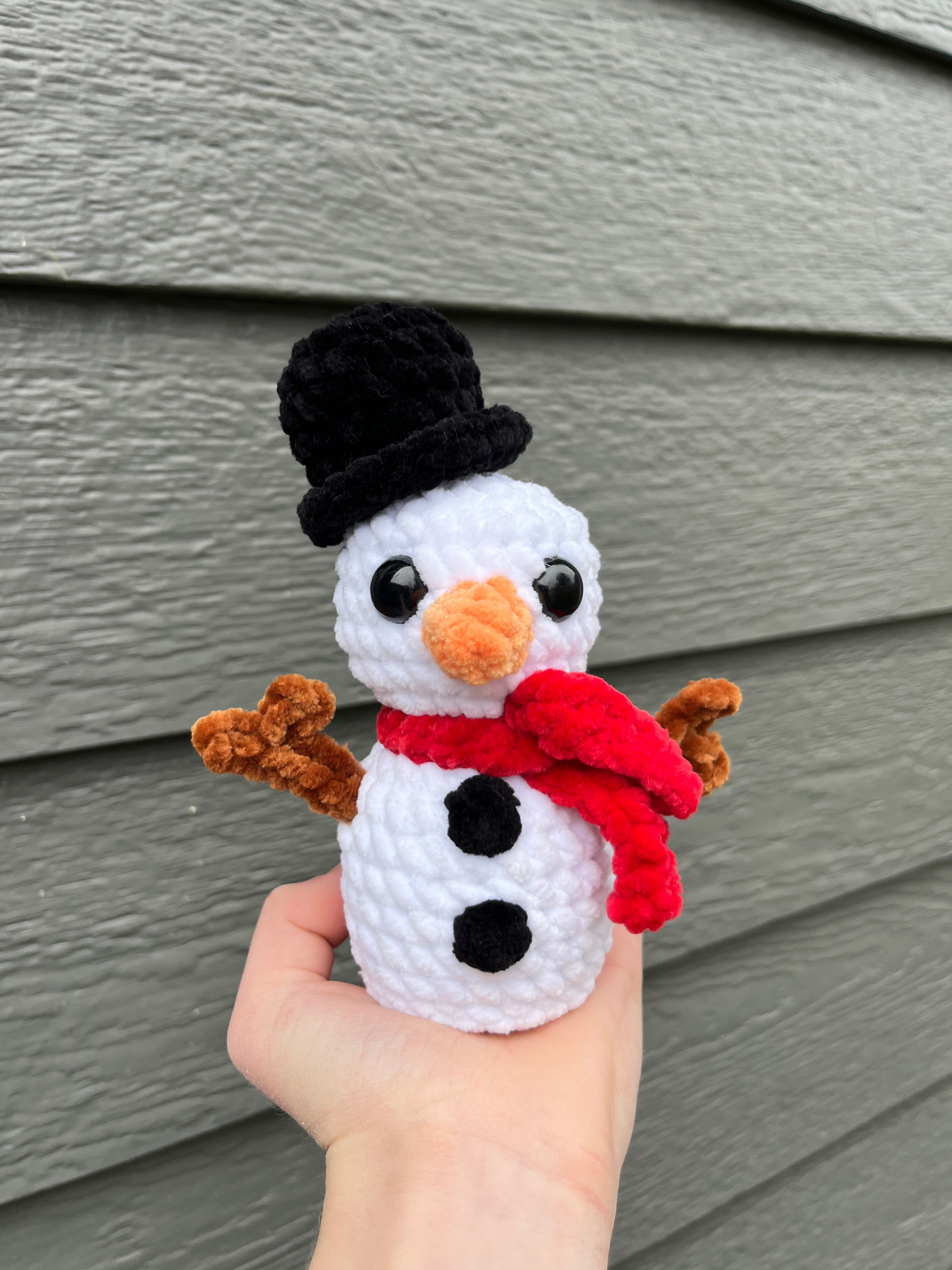 Crochet Snowman Plushie