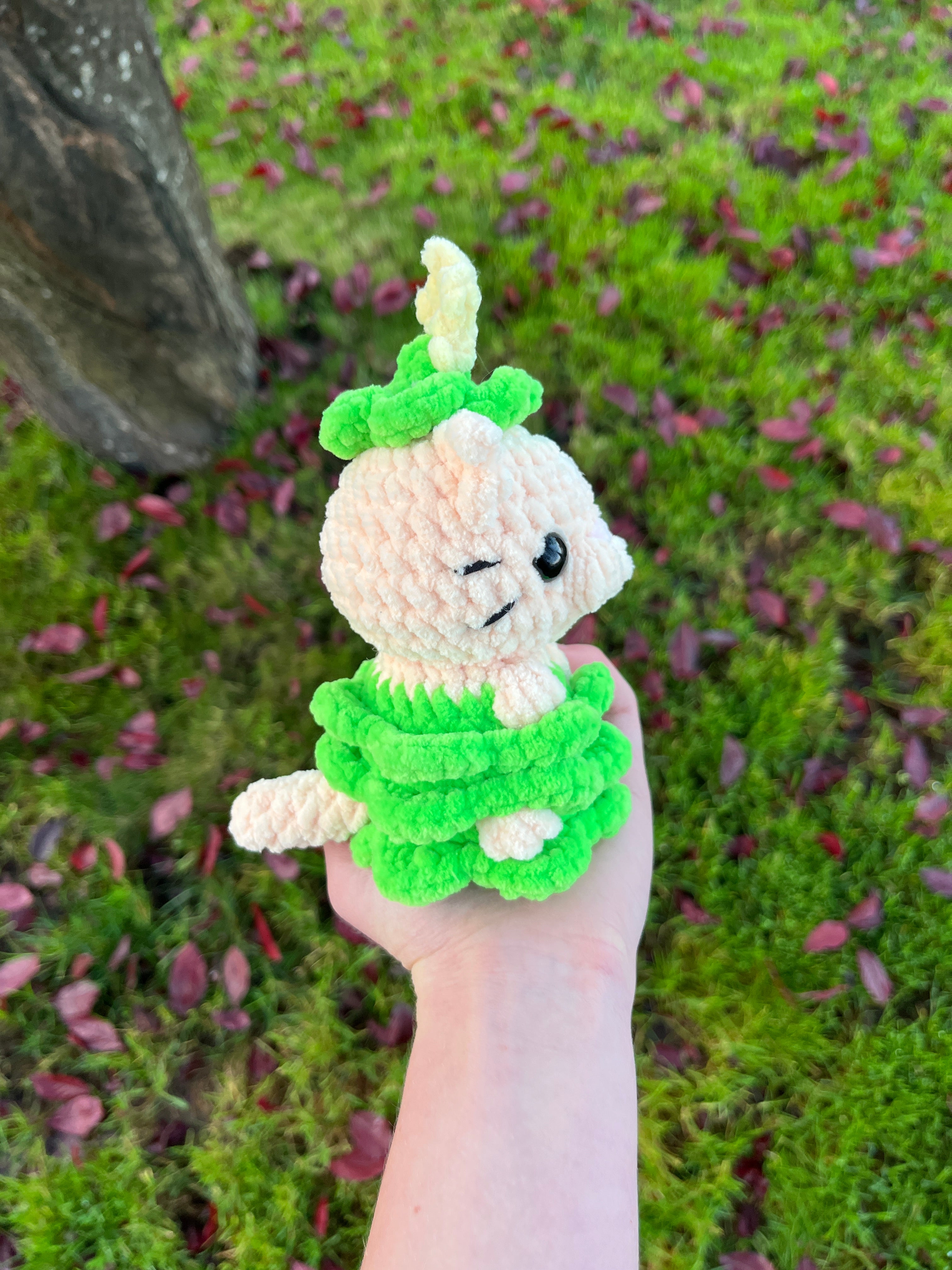 Cat in a Christmas Tree Crochet Plushie