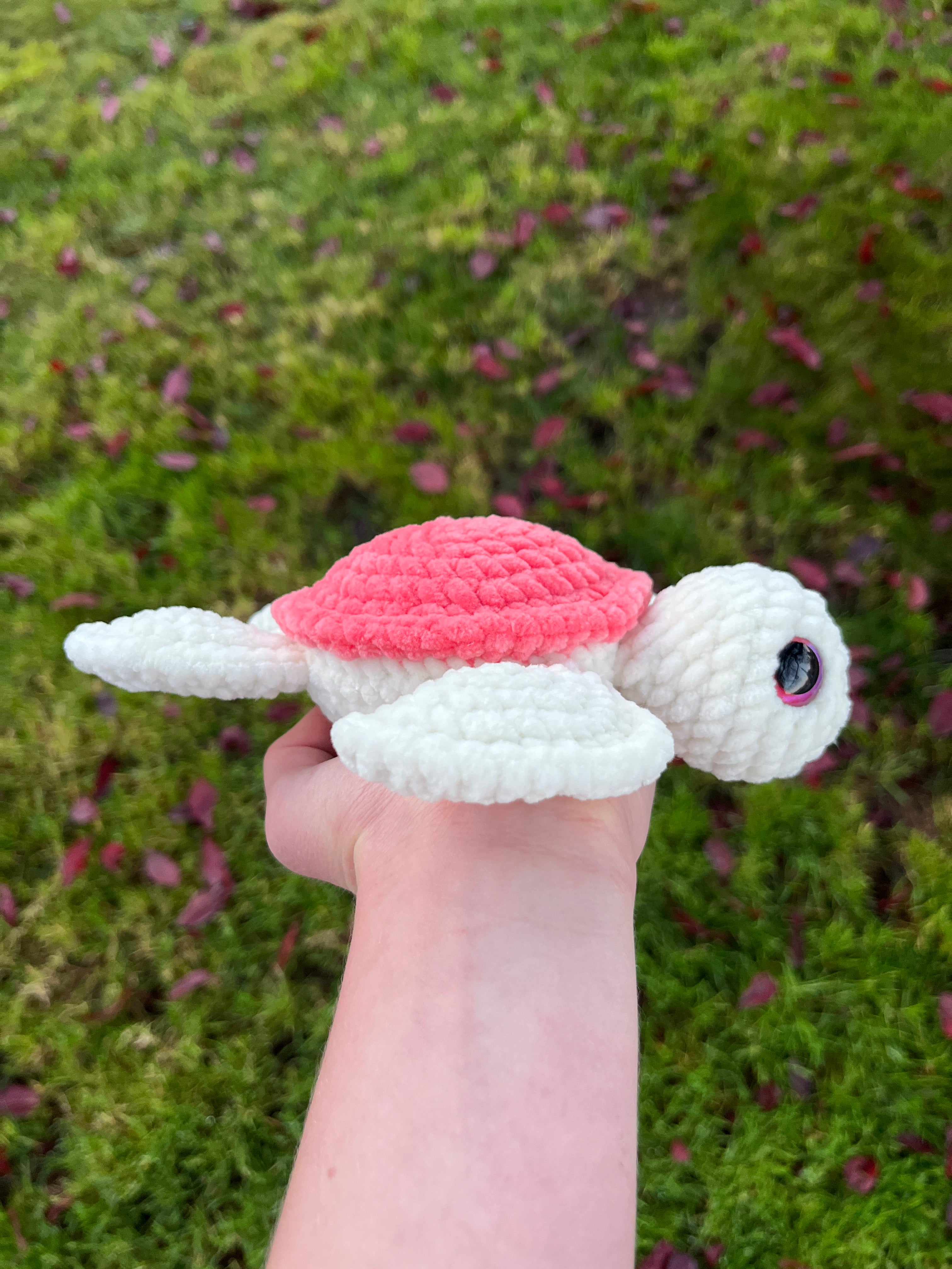 Blue and Pink Sea Turtles