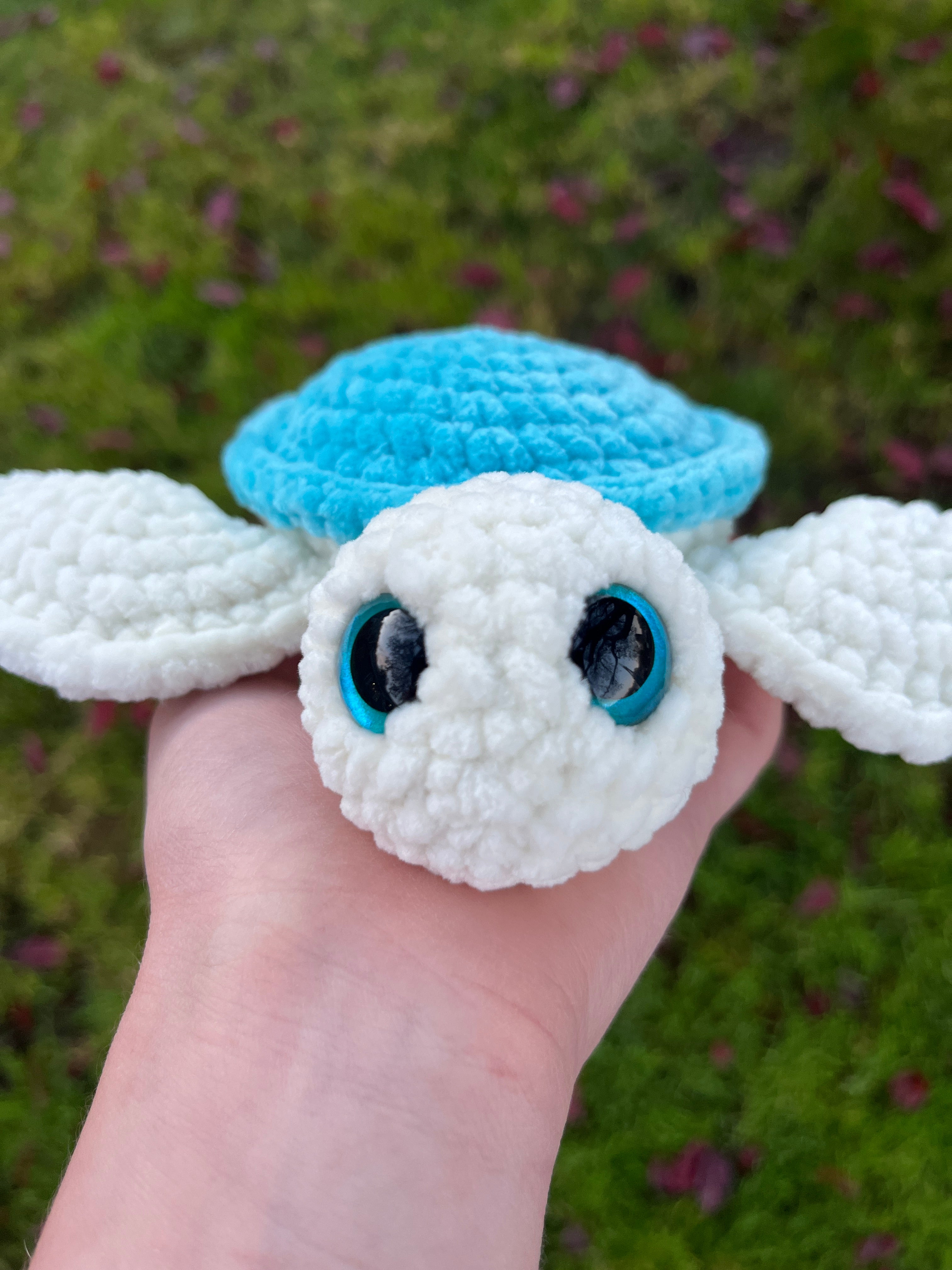 Blue and Pink Sea Turtles