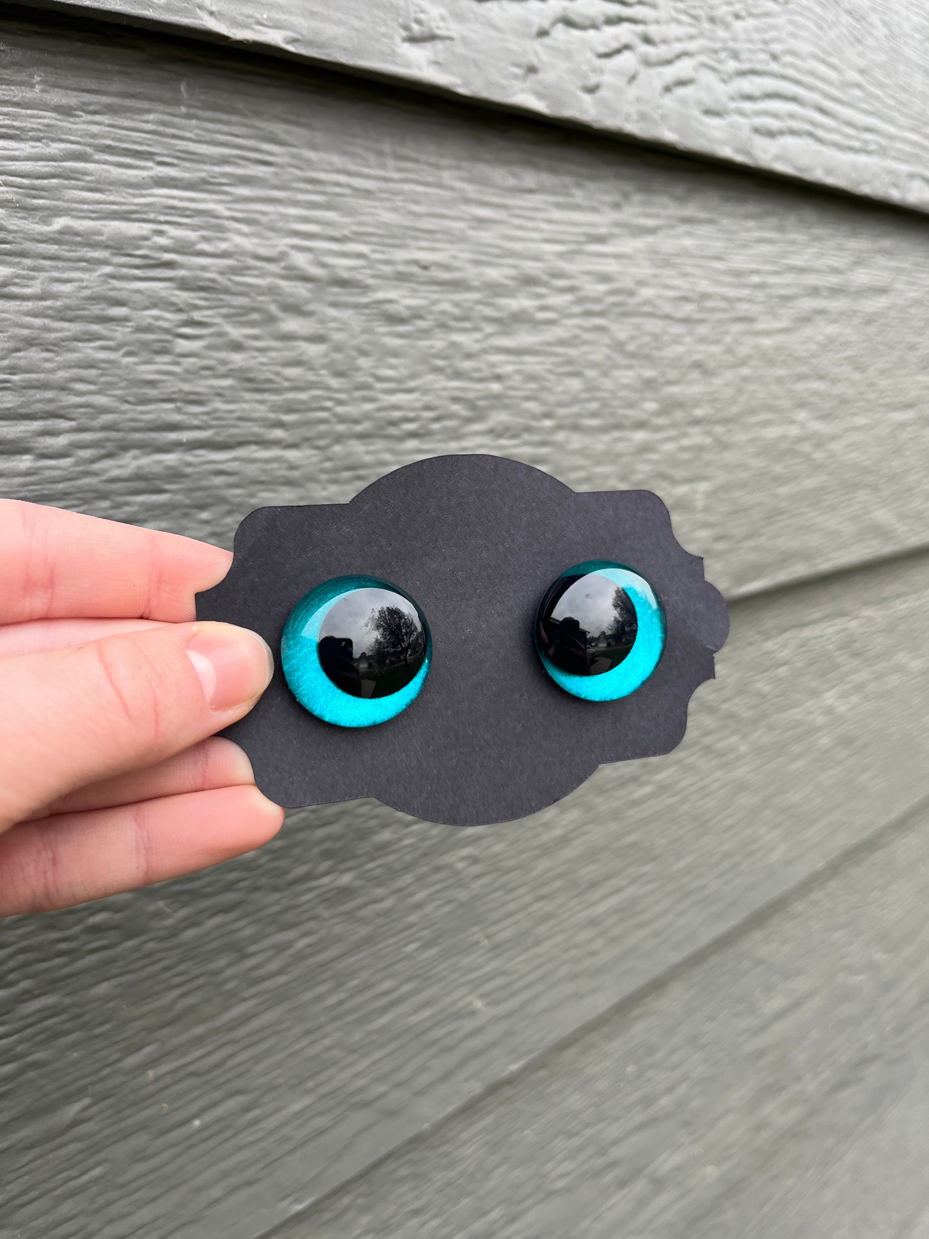 25 mm Sinker Eyes: Color Aqua