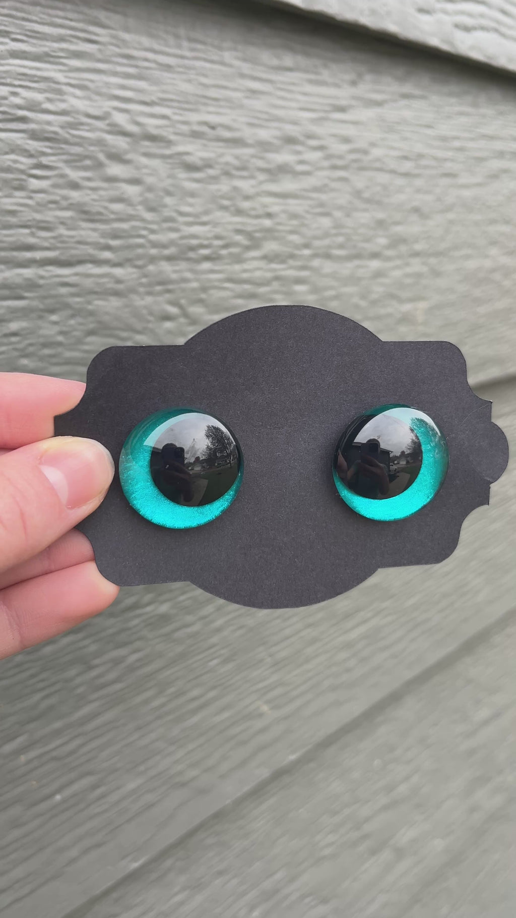 25 mm Sinker Eyes: Color Aqua